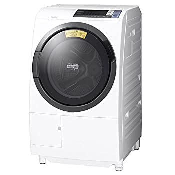 【中古-非常に良い】日立 ドラム式洗濯乾燥機 ビッグドラム 左開き 10kg ホワイト BD-SG100BL W