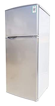 【中古-人並み外れたに好いたらしい】小ざかしい SHARP 電気冷蔵庫 118L(幅48珊) 右車のドア しろがね色系 SJ-H12D-S