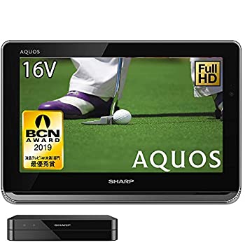 【中古-非常に良い】シャープ 16V型 液晶 テレビ AQUOS 2T-C16AP-B フルハイビジョン 防水\u0026ワイヤレス設計 ブラック 2018年モデル