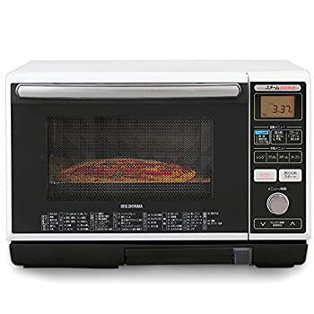 【中古-非常に良い】アイリスオーヤマ 過熱水蒸気 オーブンレンジ スチーム調理 24L タンク式 フラットテーブル ヘルツフリー 全国対応 レンジ~600W オーブン~250℃