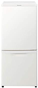 【中古-非常に良い】パナソニック 冷蔵庫 幅48cm 138L マットバニラホワイト NR-B14DW-W 2ドア 右開き 自動霜取り 大きめ冷凍室 LED照明