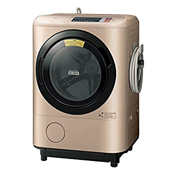 【中古-非常に良い】日立 ドラム式洗濯乾燥機 ビッグドラム 左開き 12kg シャンパン BD-NX120AL N