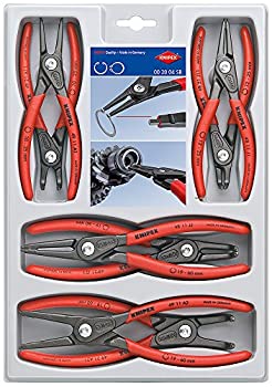 【中古】【輸入品・未使用】クニペックス KNIPEX 002004SB 精密スナップリングプライヤーセット(8本組)