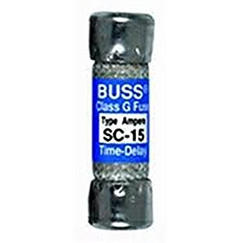 【中古】【輸入品・未使用】Cooper Bussmann Buss SC-15 ヒューズクラスG｜ムジカ＆フェリーチェ店