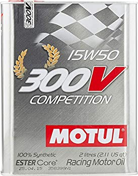 【中古】【輸入品・未使用】MOTUL (モチュール) 300V COMPETITION (コンペティション) 15W50 100%化学合成 (エステルコア) エンジンオイル 2L (並行輸入品) 103138