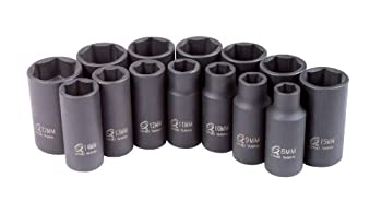 【中古】【インポート品・未当て嵌める】Sunex 3328 Sunex 3328 3/8-Inch Drive Metric Mid-Depth Impact Socket Set%ｶﾝﾏ% 14-Piece by Sunex