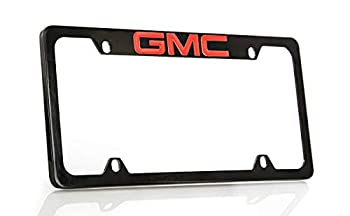【中古】【輸入品・未使用】GMCのロゴ ナンバープレートのフレーム/ホルダー 4 Hole & Top Engraved ブラック GMA-Series 19,505円