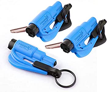 【中古】【輸入品・未使用】Res-Q-Me キーチェーン 車脱出用ツール ブルー (3個パック)