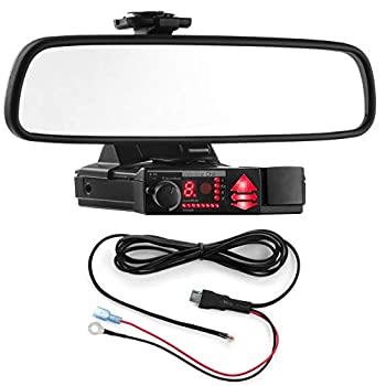 【中古】【輸入品・未使用】パフォーマンスパッケージ Mirror Mount レーダー探知機 ミラー取り付け用 ブラケット + Direct Wire 電源コード Valentine One/ V1対応 (並行輸