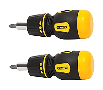 【中古】【輸入品・未使用】Stanley 66-358 スタビー マルチビット ラチェットドライバー NIP (2パック)