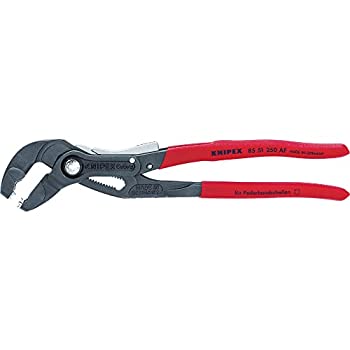【中古】【輸入品・未使用】クニペックス スプリングホースクランププライヤー　ロック機能付き 8551-250AF