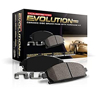 【中古】【輸入品・未使用】Power Stop 17-1800 Z17 リアセラミックブレーキパッド ハードウェア付き|ムジカ&フェリーチェ店