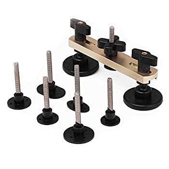 【中古】【輸入品・未使用】amtionデントリペアブリッジPullerセットデントリペア修復ツールキットを7個の異なる形状マットねじ付きロッドDent Ding DIYホーム修理｜ムジカ＆フェリーチェ店
