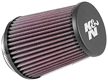 【中古】【輸入品・未使用】K&N ユニバーサルラバーフィルター:高性能、プレミアム、ウォッシャブル、交換用フィルター:フランジ直径:3インチ、フィルター高さ:5.21875イン