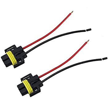 【中古】【輸入品・未使用】iBrightstar H11 H9 H8 メスアダプター 配線ハーネスソケットワイヤー ヘッドライトやフォグライト用