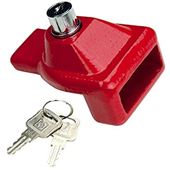 【中古】【輸入品・未使用】Vulcan ForgedスチールGlad 2つのキーとロックwithレッドパウダーコート