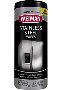 【中古】【インポート品・未当て嵌める】Weiman Stainless Steel Wipes 亜米利加生年月日 ステンレス鋼・洗浄剤 30枚入り口・入口