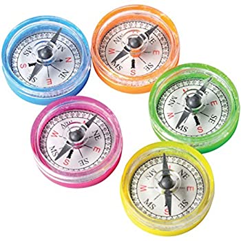 【中古】【インポート品・未当て嵌める】Lot Of 36 Assorted Color Mini Compass Toys by US Toy Company [並行輸入品]