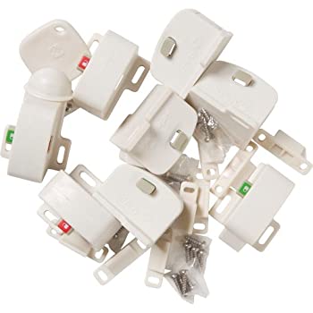【中古】【インポート品・未当て嵌める】Safety 1st Magnetic Cabinet Locks%ｶﾝﾏ% 8 Locks + 1 Key by Safety 1st