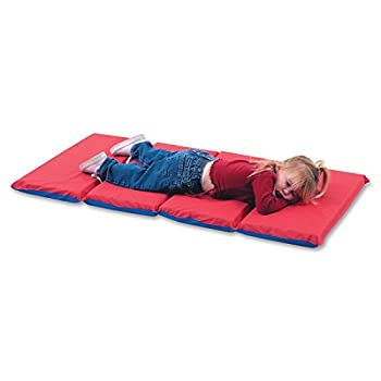 【中古】【輸入品・未使用】High School Rest Mat (4 Section 24 x 48 x 1 - Red and Blue in 10 Pack) by Children's Factory