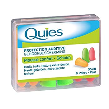 【中古】【インポート品・未当て嵌める】Quies Rubber Foam Ear Plugs 6 Pairs by Quies
