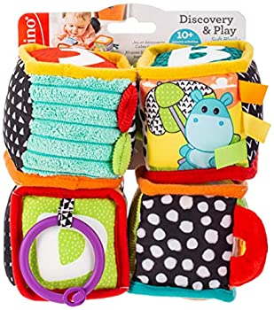 【中古】【インポート品・未当て嵌める】Infantino Discover and Play Soft Blocks Development Toy by Infantino [並行輸入品]