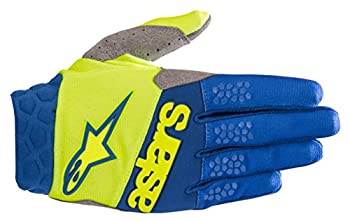 【中古】【輸入品・未使用】2019?racefendオフロードモトクロス手袋 Small イエロー 3563519-557-S