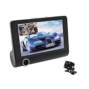 【中古】【輸入品・未使用】ドライブレコーダー バックカメラ付き シガーソケット給電 Gセンサー 記録メディア別売り (ee215) [並行輸入品]