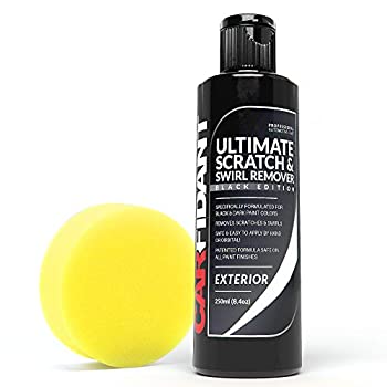 【中古】【輸入品・未使用】Carfidant(カーフィダント) ブラックカー用スクラッチリムーバー Ultimate Scratch & Swirl Remover ブラック/ダークペイント用 溶液&ペ
