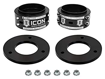 【中古】【輸入品・未使用】ICON IVD6130B 2017-UPラプター(2019ライブバルブ含む) 0.5インチ～2.25インチ リフト姿勢調整カラー