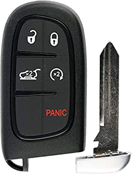 【中古】【輸入品・未使用】KeylessOption Keyless Remote Start Smart Car Key Fob for Jeep Cherokee 2014-2019%ｶﾝﾏ% GQ4-54T