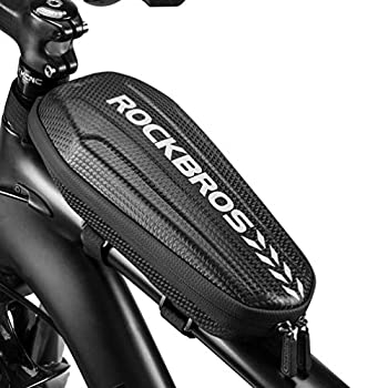 【中古】【輸入品・未使用】ROCKBROS トップチューブバイクバッグ バイクフロントフレームバッグ EVA自転車バッグ バイクアクセサリーポーチ ストレージパック 防水自転車電