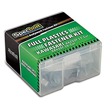 【中古】【輸入品・未使用】Specbolt フルプラスチックボディファスナー ボルトキット 適合: Kawasaki KX250F 17-CUR & KX450F 16-CUR #1620 KXF250 KXF450