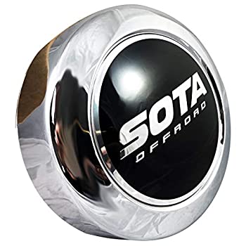 【中古】【輸入品・未使用】SOTA オフロードホイール センターキャップ クローム ショート (1キャップ) すべての8ラグに適合|ムジカ&フェリーチェ店