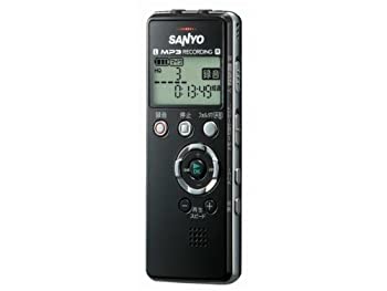 【中古-非常に良い】 SANYO ICレコーダー SDカードレコーダー ブラック ICR-S003M K｜ムジカ＆フェリーチェ店