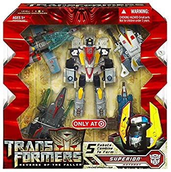 【未当て嵌める】【中古】 Transformers 2: Revenge of the Fallen Exclusive 5-Figure Combiner Set Superion