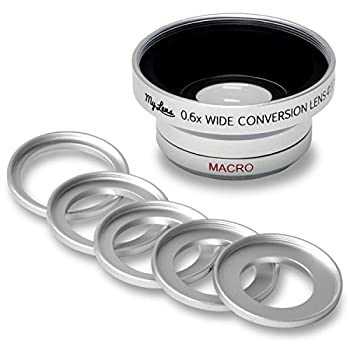 【未使用】【中古】 My Lens (マイ レンズ) ビデオカメラ用 広角 0.6倍 ワイドコンバージョンレンズ レンズ径 25mm 28mm 30mm 30.5mm 34mm 37mm 対応 Full HD VIDEO