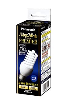 【未当て嵌める】【中古】 パナソニック パルックボールプレミア D25形 冷やりとした色 白熱電球100形印字機 口金差しわたし26粍 1310 ルーメン EFD25ED20H