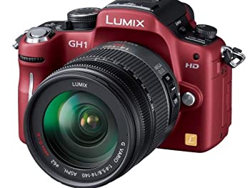 【中古】 パナソニック デジタル一眼写真機 LUMIX GH1 レンズキットコンフォートレッド DMC-GH1K-R