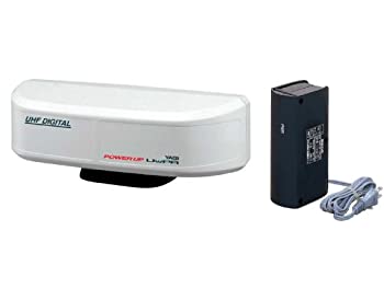 【中古-非常に良い】 YAGIアンテナ パワーアップブースタ内蔵地上デジタルアンテナ UWPA-UP アリスブルー