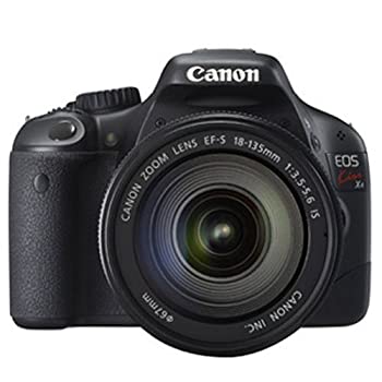 【中古】 Canon 加農砲 デジタル一眼二眼レフ写真機 EOS Kiss X4 EF-S 18-135 IS 水晶体一揃いの道具 KISSX4-18135IS