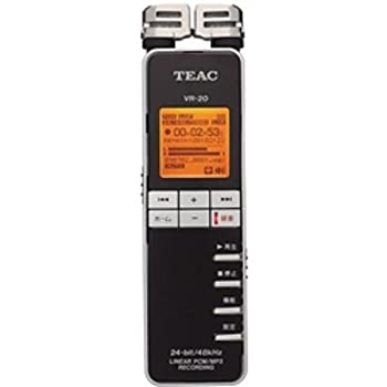 【中古-人並み外れたに好いたらしい】 TEAC 集積回路リコーダー 24bit直線的PCM相応う 黒いこと VR-20B