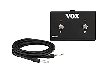 【中古-非常に良い】 VOX デュアル フットスイッチ VFS2A LED装備 ケーブル付属 ブラック