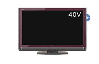 【中古-非常に良い】 SHARP シャープ 40V型 液晶 テレビ AQUOS LC-40DX3-R フルハイビジョン ブルーレイレコーダー内蔵 2010年モデル｜ムジカ＆フェリーチェ店