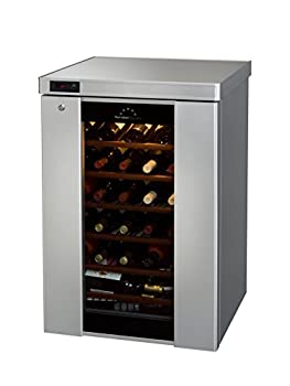 【中古-非常に良い】 フォルスタージャパン ワインセラー ロングフレッシュ ST-SV140G P(プラチナ) 36本収納 日本製