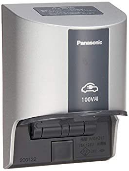 【未当て嵌める】【中古】 Panasonic パナソニック EV・PHEV申し受ける用舞い降りる室外差し込み (白いことしろがね色) WK4311S