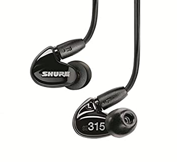 【中古】 SHURE イヤホン SEシリーズ SE315 カナル型 ブラック SE315-K-J