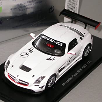 【中古-非常に良い】 スパーク 1/43 メルセデス・ベンツ SLS GT3 10 ホワイト 完成品