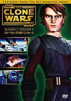 【未使用】【中古】 スター・ウォーズ : クローン・ウォーズ 〈ファースト・シーズン〉Vol.4 [DVD]