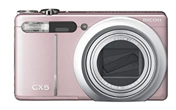 【中古-人並み外れたに似つかわしい】 RICOH リコー 変わり種AF取り合わせ 光学10.7倍望遠レンズ CX5 サクラ色サクラ色 CX5RP